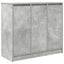 skænk 85x34x76 cm konstrueret træ betongrå