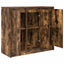 skænk 85x34x76 cm konstrueret træ røget egetræsfarve