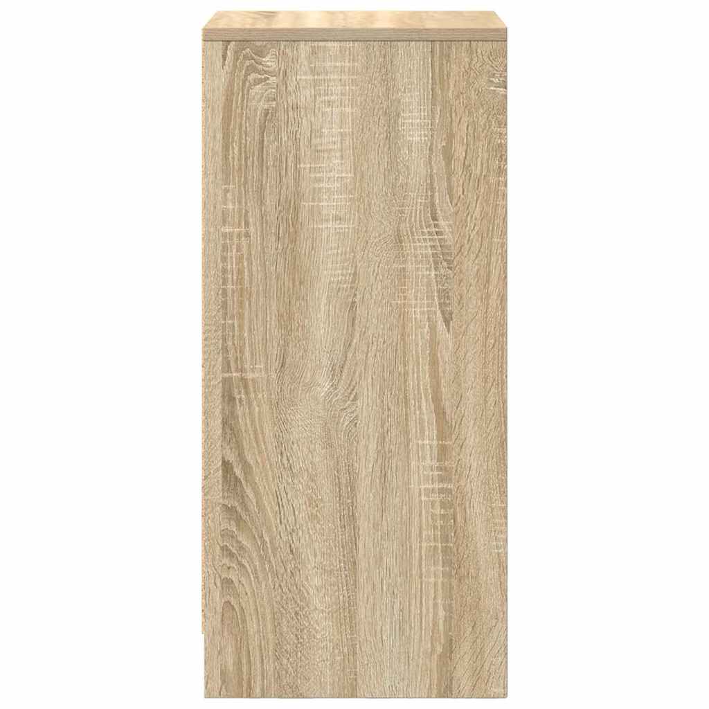 skænk 29,5x34x76 cm konstrueret træ sonoma-eg