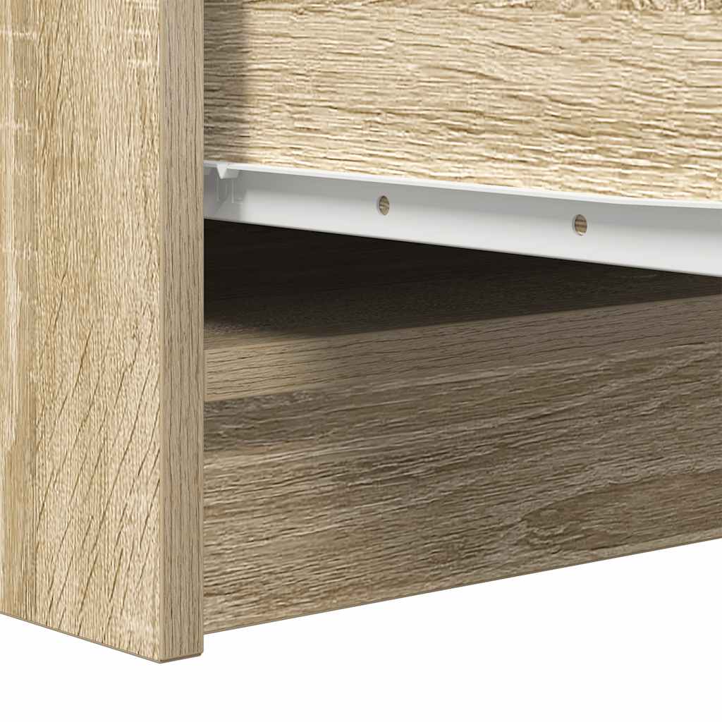 skænk 29,5x34x76 cm konstrueret træ sonoma-eg