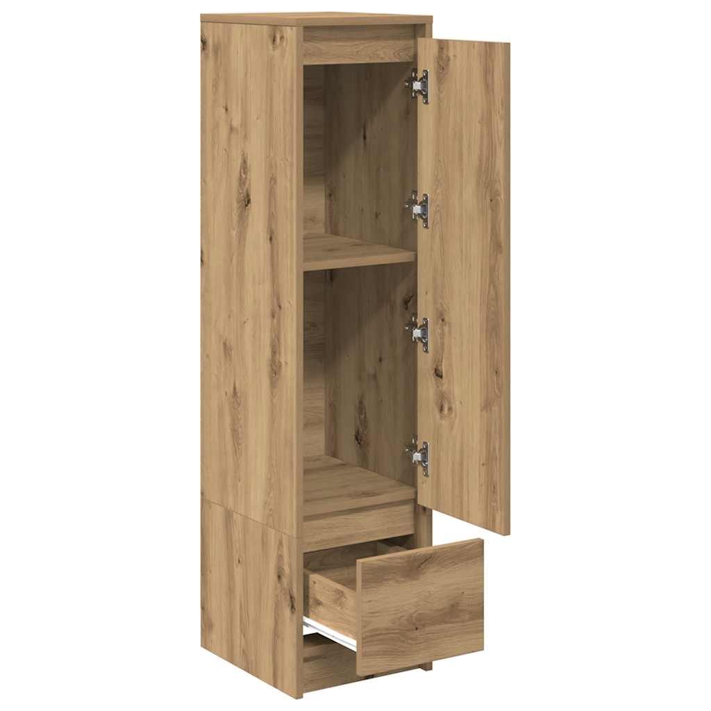 højskab 29,5x34x119,5 cm konstrueret træ kunsteg
