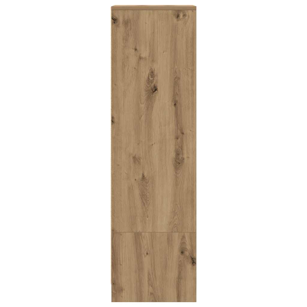 højskab 29,5x34x119,5 cm konstrueret træ kunsteg