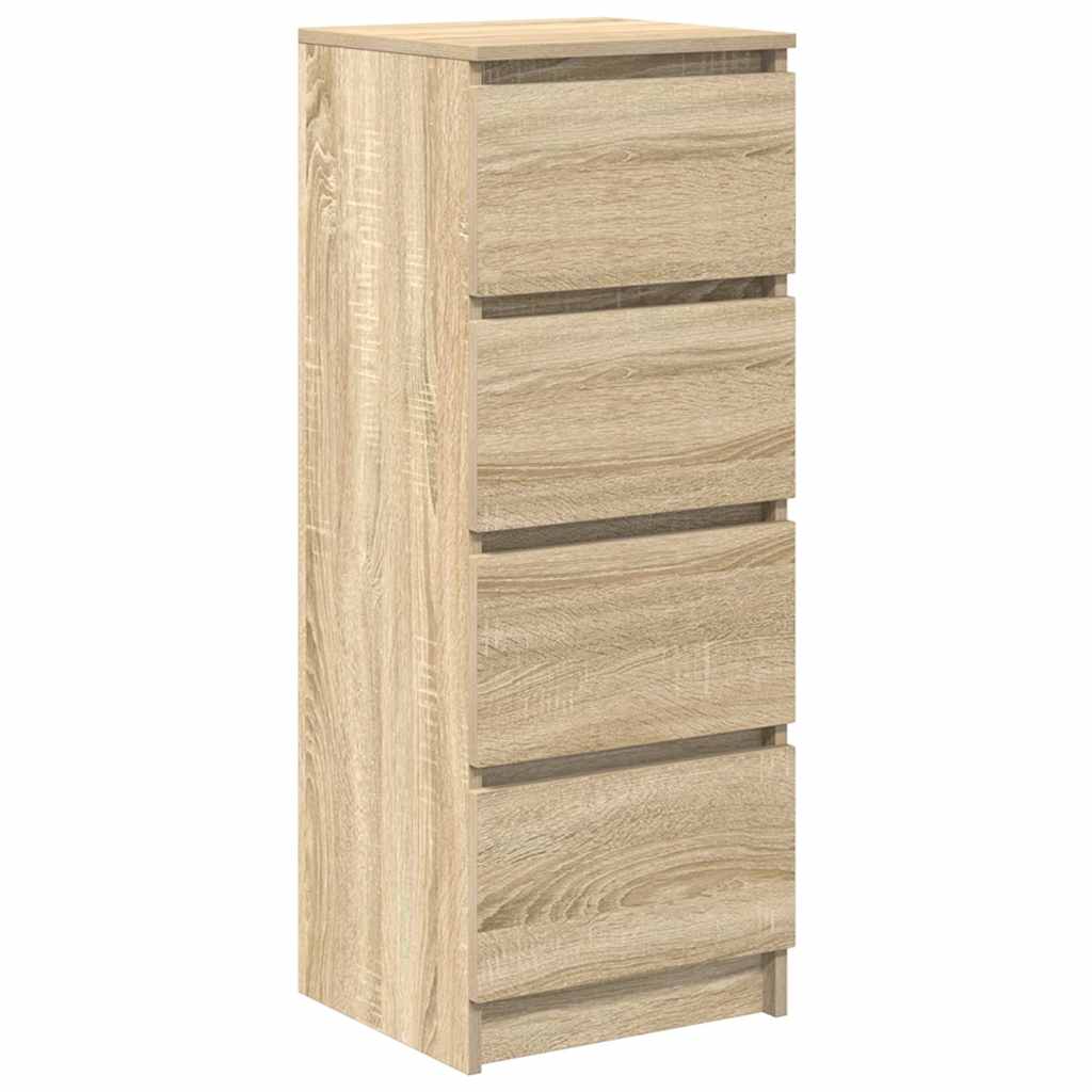 skænk 37,5x35x99 cm konstrueret træ sonoma-eg