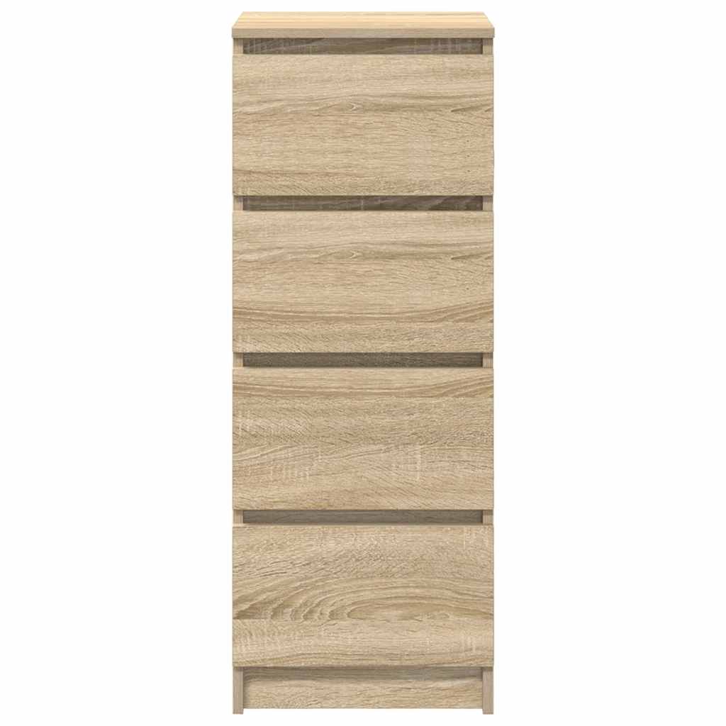 skænk 37,5x35x99 cm konstrueret træ sonoma-eg