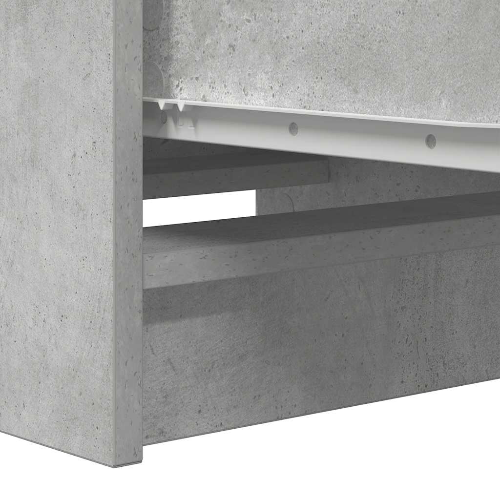 skænk 37,5x35x99 cm konstrueret træ betongrå