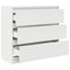 skab 80x35x76 cm konstrueret træ hvid