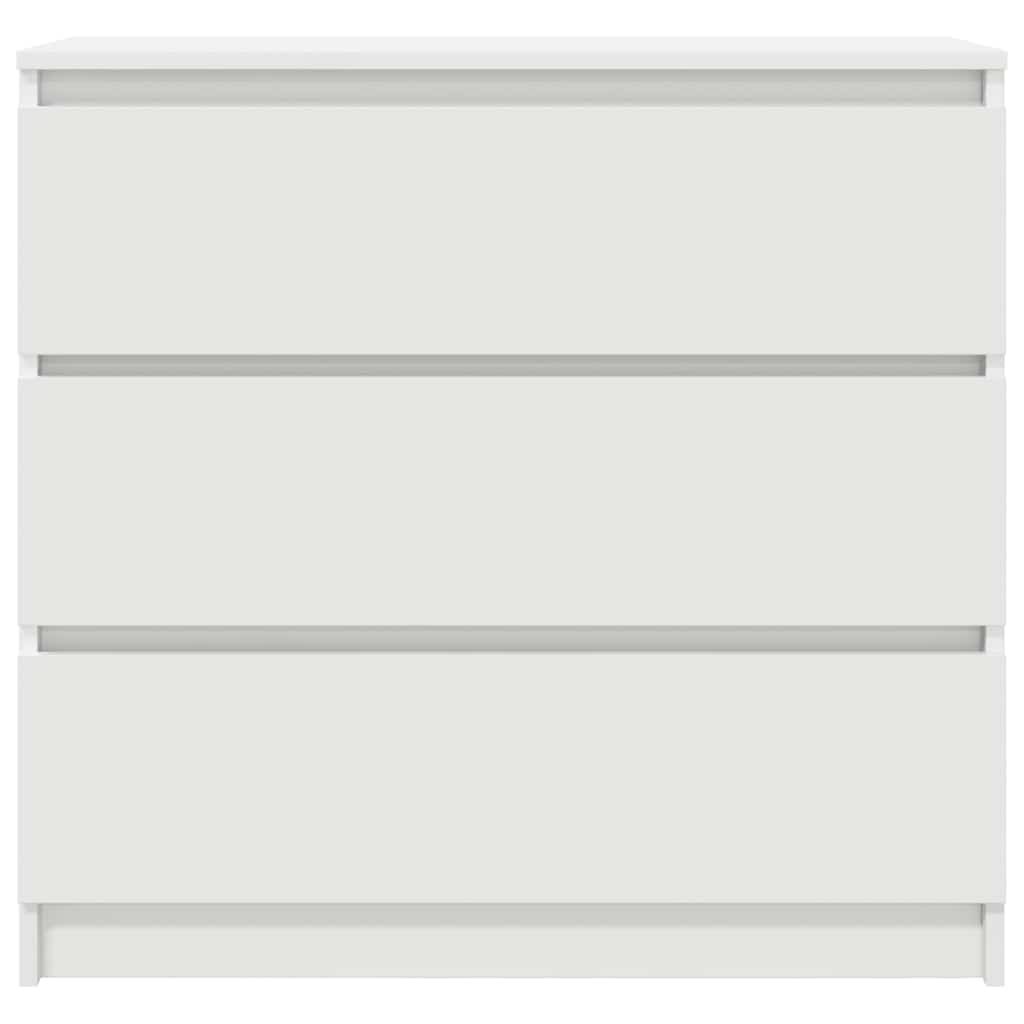 skab 80x35x76 cm konstrueret træ hvid