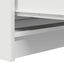 skab 80x35x76 cm konstrueret træ hvid