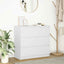 skab 80x35x76 cm konstrueret træ hvid
