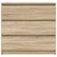 skænk 80x35x76 cm konstrueret træ sonoma-eg
