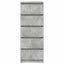 skænk med skuffer 37,5x35x99 cm konstrueret træ betongrå