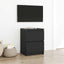tv-bord 40x35x54 cm konstrueret træ sort