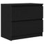 tv-bord 60x35x54 cm konstrueret træ sort
