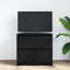 tv-bord 60x35x54 cm konstrueret træ sort
