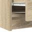 tv-bord 60x35x54 cm konstrueret træ sonoma-eg