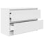 tv-bord 80x35x54 cm konstrueret træ hvid
