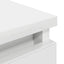 tv-bord 80x35x54 cm konstrueret træ hvid