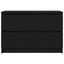 tv-bord 80x35x54 cm konstrueret træ sort