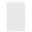 tv-bord 100x35x54 cm konstrueret træ hvid
