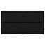 tv-bord 100x35x54 cm konstrueret træ sort