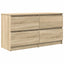 tv-bord 100x35x54 cm konstrueret træ sonoma-eg
