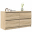 tv-bord 100x35x54 cm konstrueret træ sonoma-eg