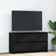 tv-bord 100x35x54 cm konstrueret træ sort