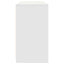 skrivebord 120x42x76 cm konstrueret træ hvid