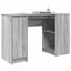 skrivebord 120x42x76 cm konstrueret træ grå sonoma-eg