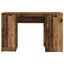 skrivebord 120x42x76 cm konstrueret træ antikt træ