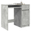 skrivebord 86x49x76 cm konstrueret træ betongrå