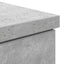 skrivebord 86x49x76 cm konstrueret træ betongrå