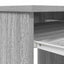 skrivebord 86x49x76 cm konstrueret træ grå sonoma-eg