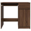 skrivebord 86x49x76 cm konstrueret træ brun egetræsfarve