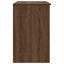 skrivebord 86x49x76 cm konstrueret træ brun egetræsfarve