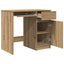 skrivebord 86x49x76 cm konstrueret træ kunsteg