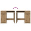 skrivebord 86x49x76 cm konstrueret træ kunsteg