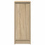 skoreol 29,5x34x76 cm konstrueret træ sonoma-eg