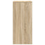 skoreol 29,5x34x76 cm konstrueret træ sonoma-eg