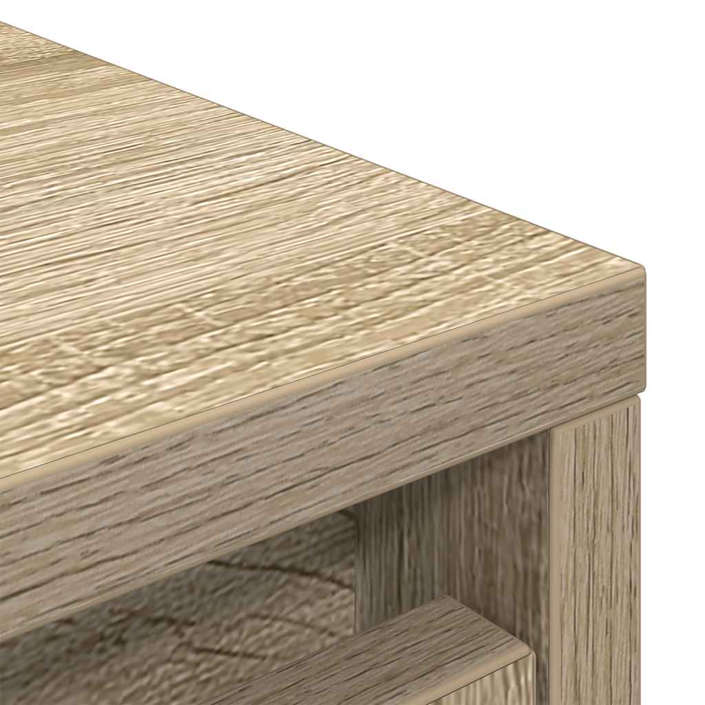 skoreol 29,5x34x76 cm konstrueret træ sonoma-eg