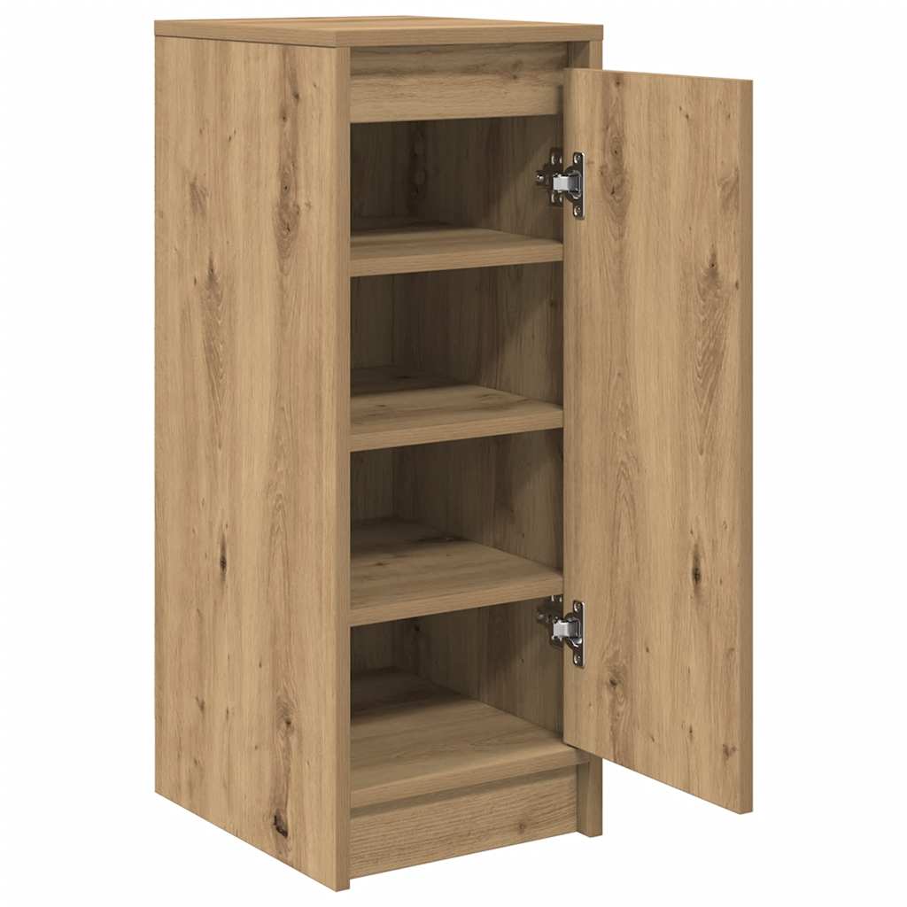 skoskab 29,5x34x76 cm konstrueret træ kunsteg
