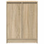 skoreol 57x34x76 cm konstrueret træ sonoma-eg