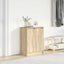 skoreol 57x34x76 cm konstrueret træ sonoma-eg