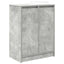 skoskab 57x34x76 cm konstrueret træ betongrå