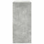 skoskab 57x34x76 cm konstrueret træ betongrå
