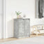 skoskab 57x34x76 cm konstrueret træ betongrå