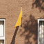 Flag Pol Holde Sort 10,5 x 7,5 x 0,25 cm Stål