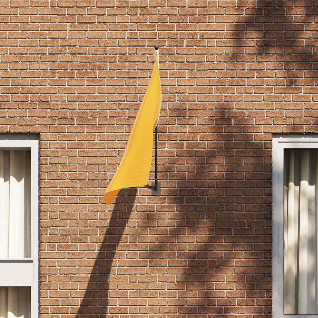 Flag Pol Holde Sort 10,5 x 7,5 x 0,25 cm Stål