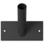 Flag Pol Holde Sort 13 x 6 x 0,2 cm Stål
