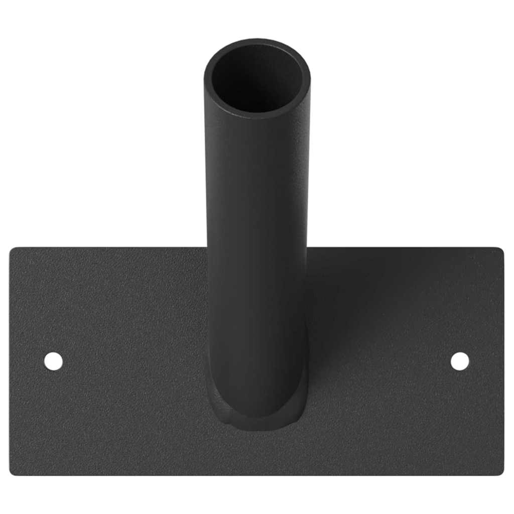 Flag Pol Holde Sort 13 x 6 x 0,2 cm Stål